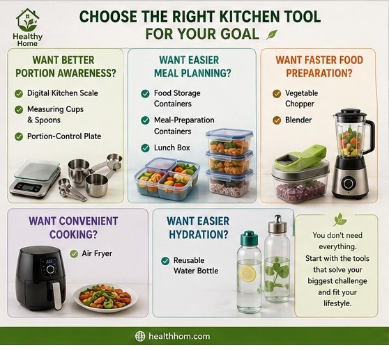choosing the right kitchen tools for healthy eating